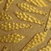 8 pc. Long Hammered Raw Brass Dropped Diamond Charms: 29mm by 8mm - made in USA | RB-1211