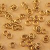 100 pc. 5mm Raw Brass Open Jumprings, 18 gauge | FI-071
