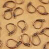 50 pc. Antique Copper Leverback Earwires 10mm by 15mm | FI-419