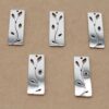 3 pc. Cutout Vine Charm, Laser Cut Stainless Steel, 28mm x 9mm | MIS-334*
