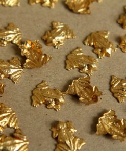 12 pc. Raw Brass Frogs: 13mm by 12mm - made in USA | RB-300