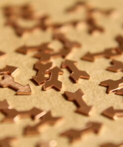 24 pc. Tiny Raw Copper Arrows: 8mm by 3.9mm - made in USA | RB-488