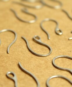 12 pc. Stainless Steel Earwires 22.5 by 11.5mm | FI-513
