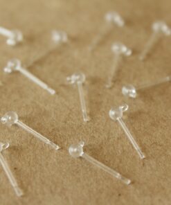 20 pc. Plastic Ball-End Earring Posts | FI-150*