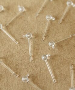 20 pc. Plastic Ball-End Earring Posts | FI-150*