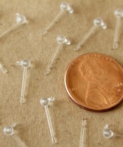 20 pc. Plastic Ball-End Earring Posts | FI-150*