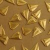 14 pc. Small Raw Brass Sailboat Stampings: 13mm by 10mm - Made in USA | RB-419