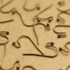 50 pc. Antique Bronze Ball End Earwires 22mm long | FI-204