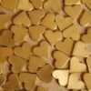 12 pc. Raw Brass Heart: 13mm by 12mm - made in USA | RB-091