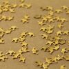 24 pc. Tiny Raw Brass Crown: 8mm by 5mm - made in USA | RB-059