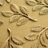2 pc. Antique Brass Plated Leafy Branch Stamping, 50mm by 32mm - made in USA | AB-298