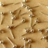 30 pc. Silver Plated Ball End Earring Posts, 4mm Ball, Stainless Steel | FI-652