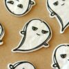 2 pc. Mischievious Ghost Charms, 39mm x 28mm, White Ghost, Spooky Ghost, Halloween Costume, Sheet Phantom Spirit | MIS-496