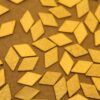 24 pc. Small Raw Brass Crosshatched Diamonds: 11mm by 6.5mm - made in USA | RB-231