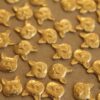 12 pc. Small Raw Brass Cat Heads: 8mm by 8.5mm - made in USA * Also available in 60 piece * | RB-237