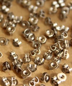 100 pc. Stainless Steel Earnuts | FI-237