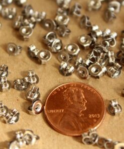 100 pc. Stainless Steel Earnuts | FI-237