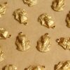 8 pc. Raw Brass King Tut / Pharoah Charms: 16mm by 11mm - made in USA | RB-813