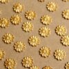 8 pc. Tiny Raw Brass Flower Stampings: 9mm diameter - made in USA | RB-866