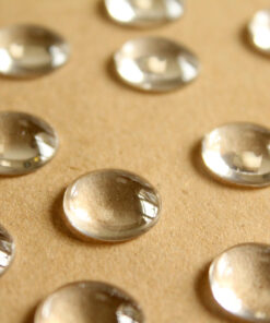 25 pc. Round Glass Cabochons - 14.5mm -15mm | MIS-162