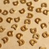 6 pc. Tiny Raw Brass Letter D Stampings - 5.5mm by 5.5mm - made in USA | RB-1171