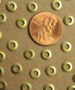 6 pc. Tiny Raw Brass Letter O Stampings - 5.5mm by 5.5mm - made in USA | RB-1228