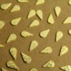 8 pc. Gold Plated Brass Hammered Teardrops: 5mm by 9mm - made in USA | GLD-122