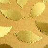 4 pc. Raw Brass Leaf Cutout Charms - Right: 32mm by 15mm - made in USA - stamping blank leaves autumn fall foliage tree woodland | RB-1310