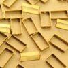 12 pc. Raw Brass Rectangle Spinner Charms: 8mm by 15mm | MIS-342