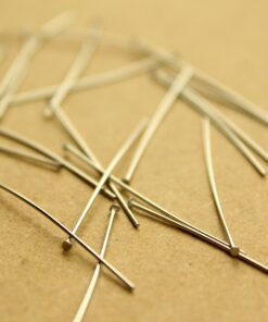 100 pc. Stainless Steel Headpins, 35mm long 23 gauge | FI-612