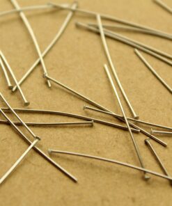 100 pc. Stainless Steel Headpins, 35mm long 23 gauge | FI-612
