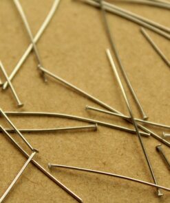 100 pc. Stainless Steel Headpins, 35mm long 23 gauge | FI-612