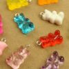 10 pc. Multi-Colored Gummy Bear Charms 17mm by 11mm | MIS-072*
