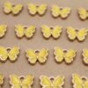 10 pc. Yellow and Gold Enameled Butterfly Charms, 12.5mm x 10.5mm | MIS-168**
