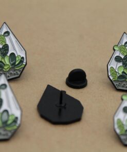 1 pc. Cactus Terrarium Pin, 30.5mm x 21mm | MIS-346*