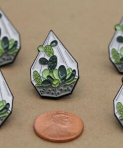 1 pc. Cactus Terrarium Pin, 30.5mm x 21mm | MIS-346*