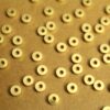 50 pc. Raw Brass Flat Round Spacer Beads, 4mm by 1.5mm | FI-108*