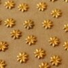 18 pc. Tiny Raw Brass Flower Shapes: 8mm diameter - made in USA | RB-1386