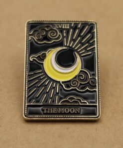 1 pc. The Moon Tarot Card Enamel Pin | TMP-016*