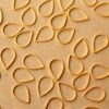 100 pc. Gold Plated Teardrop Links: 11mm by 7mm | FI-299