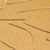 100 pc. Silver Eyepins, 21 gauge | FI-329