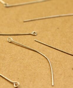 100 pc. Silver Eyepins, 21 gauge | FI-329
