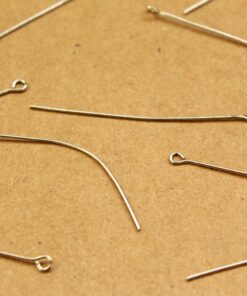 100 pc. Silver Eyepins, 21 gauge | FI-329