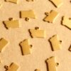 8 pc. Raw Brass Montana State Charms / Blanks: 11.5mm by 9mm - made in USA | RB-994