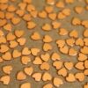 24 pc. Tiniest Raw Copper Heart: 4mm by 4mm - made in USA * Also available in 96 piece *| RB-280