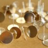 30 pc. Bright Silver-Plated Earring Posts, 12mm pad | FI-215