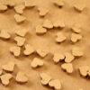 12 pc. Raw Brass Heart Beads, 7mm by 5mm | FI-410