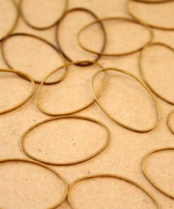 30 pc. Raw Brass Oval Links: 16mm by 26mm | FI-430