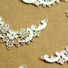 2 pc. Silver Plated Lace Filigree Connector Charms, 45mm x 31mm | MIS-222