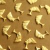 12 pc. Gold Plated Brass Nefertiti Stampings: 15mm by 11.5mm - made in USA | GLD-139